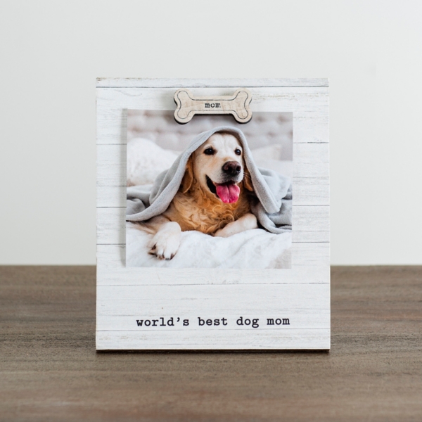 World'S Best Dog Mom Clip Picture Frame, 4X6 | Kirklands Home