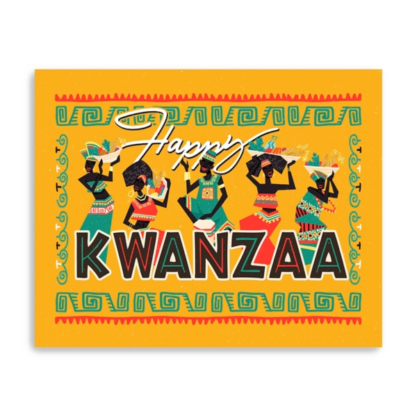 Happy Kwanzaa Festival Canvas Art Print | Kirklands Home