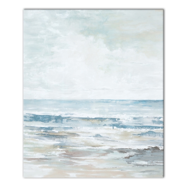 Light Painted Beach Coastal Canvas Art Print Kirklands Home
