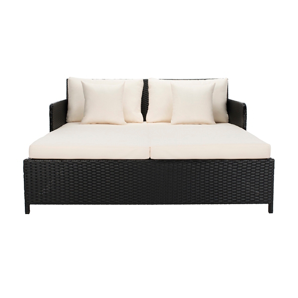 Wicker deals patio bed