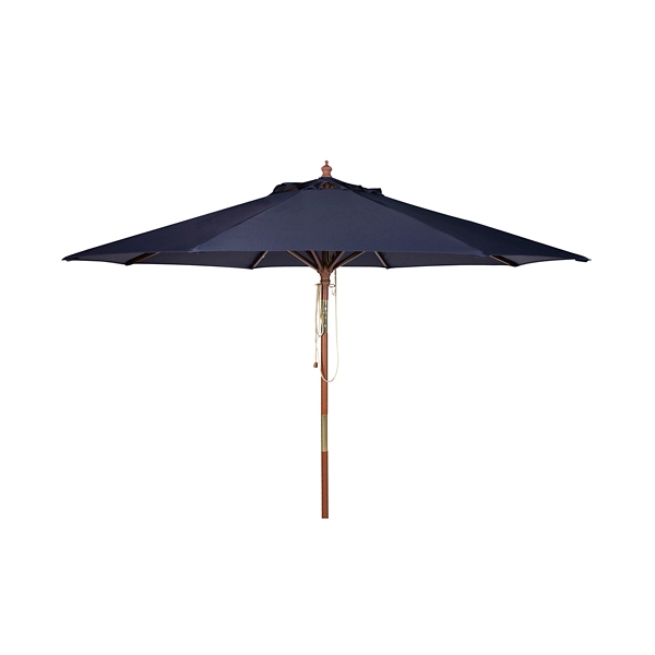 Navy 9 ft. Eucalyptus Outdoor Umbrella Kirklands Home