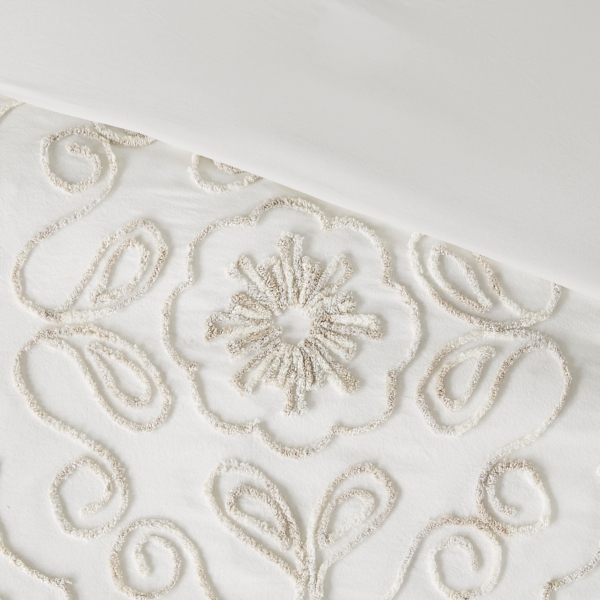 Ivory Medallion Full/Queen 3-pc. Comforter Set