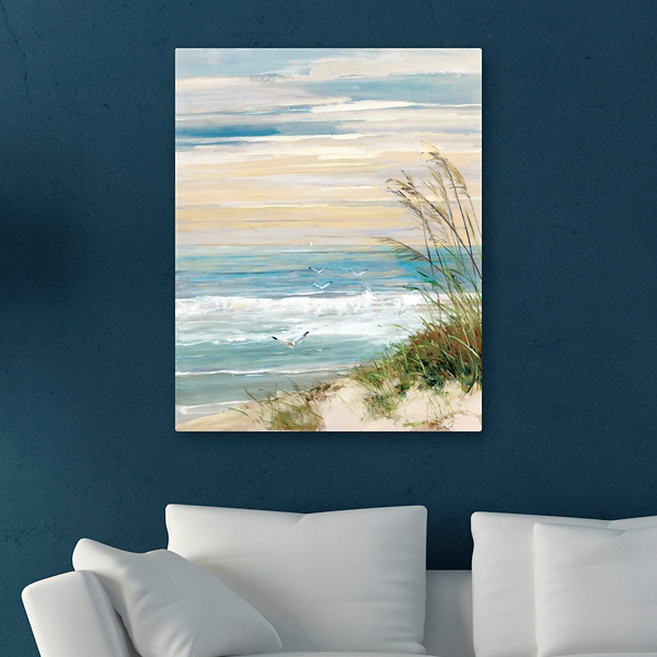 Beach at Dusk Canvas Art Print, 24x30 in.