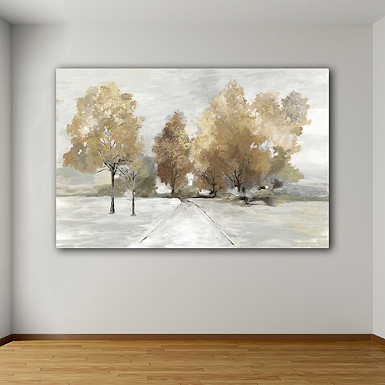 Misty Woods I Abstract Canvas Art Print | Kirklands Home