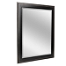 Black Two Step Beveled Frame Vanity Mirror