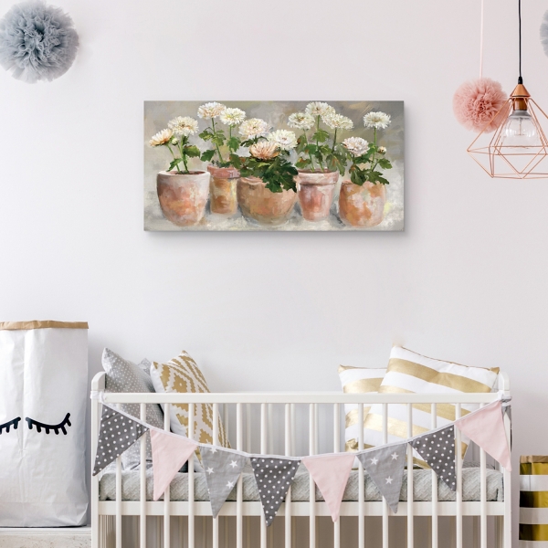 Mums the Word Canvas Art Print