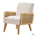 Linen Upholstered Accent Chair
