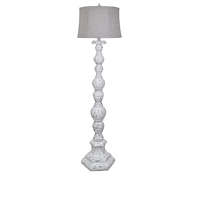 Holcomb white deals floor lamp