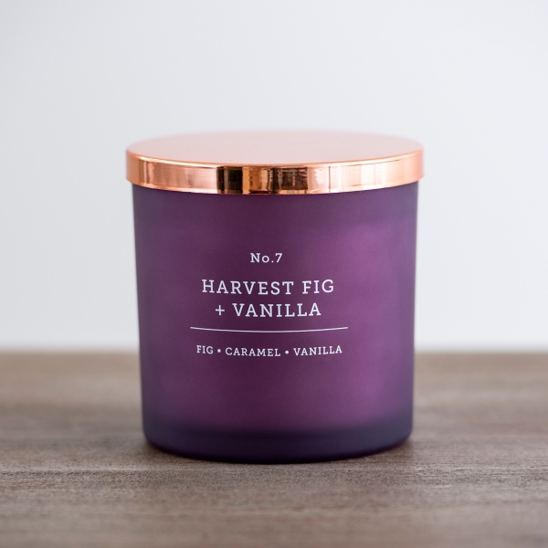 Harvest Fig and Vanilla Triple Wick Jar Candle Kirklands Home