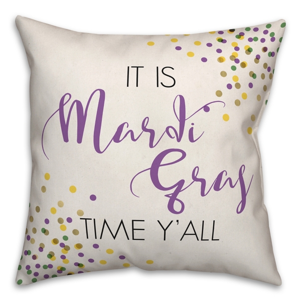 Mardi Gras Time Pillow Kirklands Home