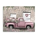 Hideaway Pink Truck Canvas Art Print