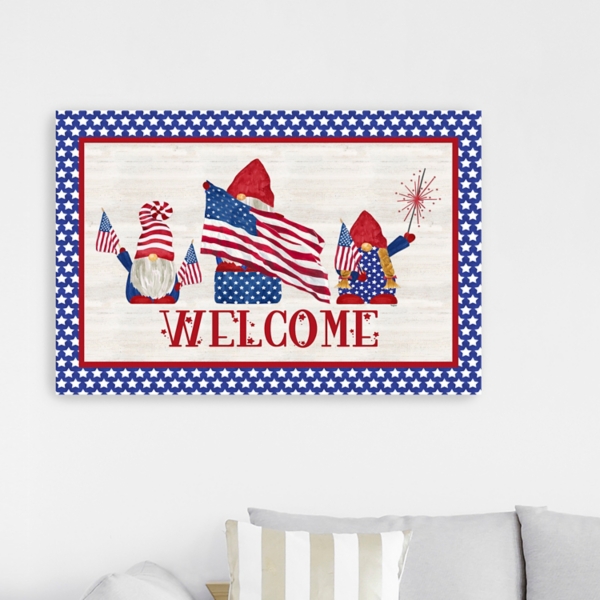 Welcome Gnome Canvas Art Print