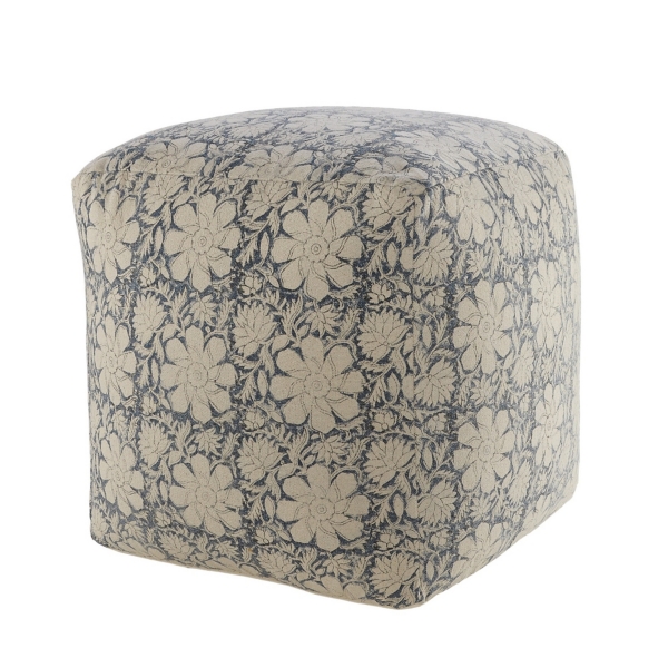 Floral Cottage Cube Pouf Kirklands Home
