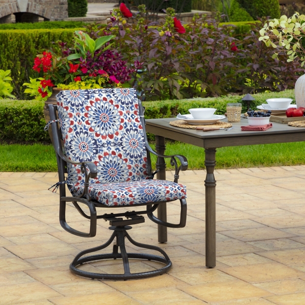 Kirklands Clark Luxe Outdoor Dining Chair Cushion Hamilton Place