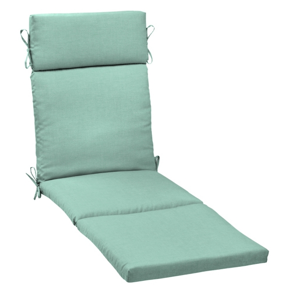 Aqua Leala Texture Outdoor Chaise Cushion