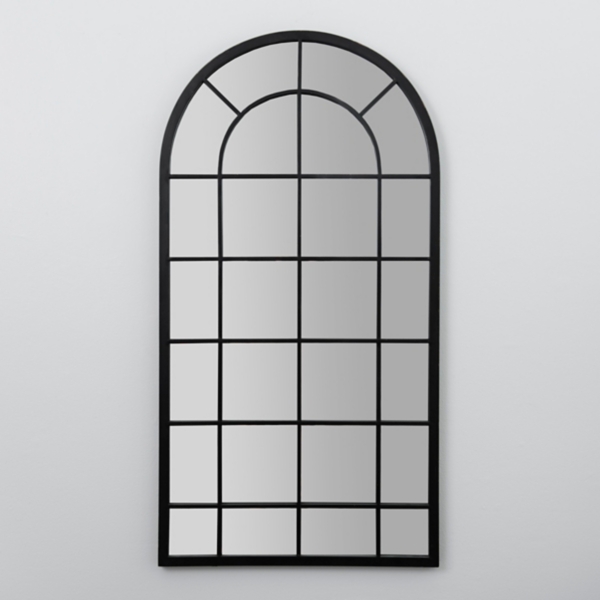 Black Camden Arch Paned Wall Mirror Kirklands Home
