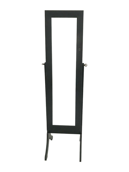 Charlotte Black Wooden Armoire Mirror Kirklands Home