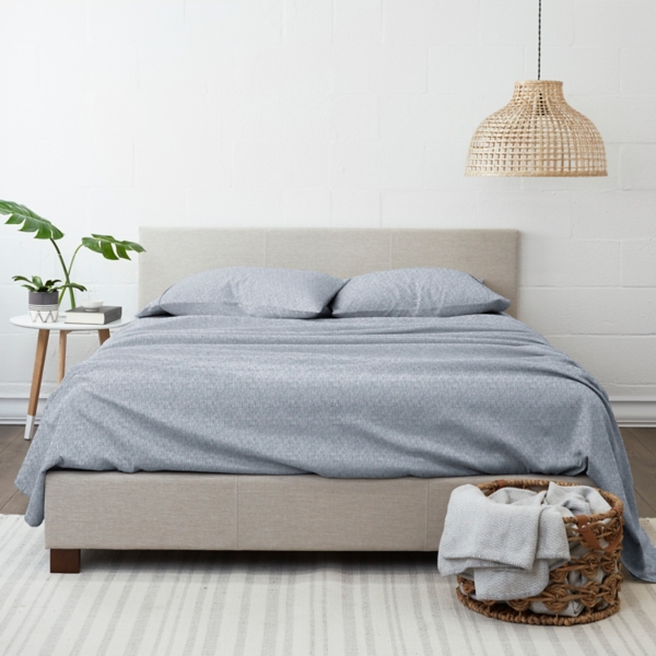 Light Chambray 4-pc. Queen Bed Sheet Set