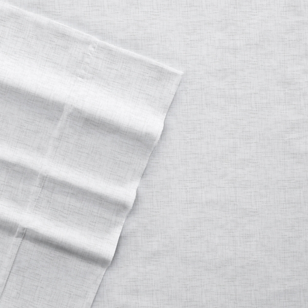 White Chambray 4-pc. Queen Bed Sheet Set