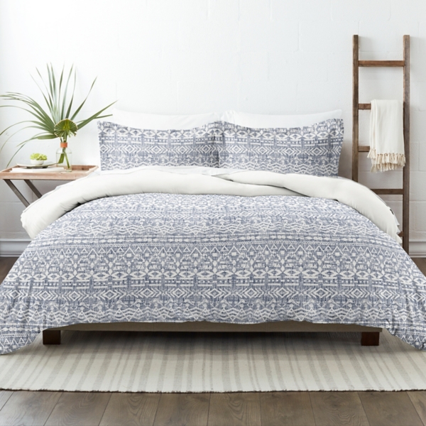 Navy Rustic 3-pc. King Duvet Cover Set