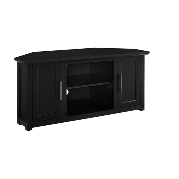 Rustic Black KatyCorner TV Stand Kirklands Home