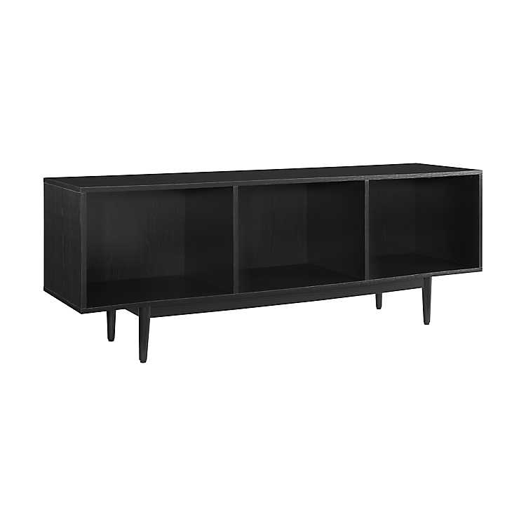 Black Modern Wood Console Table 60 In, 60 Console Table Modern Design