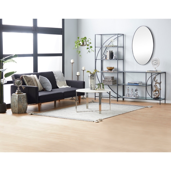 Mussel Shell Hexagonal Accent Table