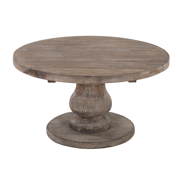 Calie Reclaimed Pine Round Coffee Table Kirklands