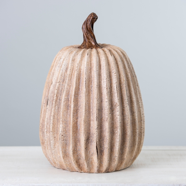 Natural Resin Pumpkin Statue 14 In Kirklands Home 9404