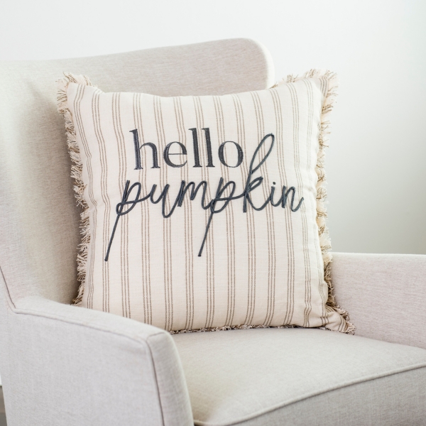 Hello clearance throw pillow