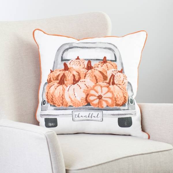 Pumpkin Truck Harvest Pillow Kirklands Home