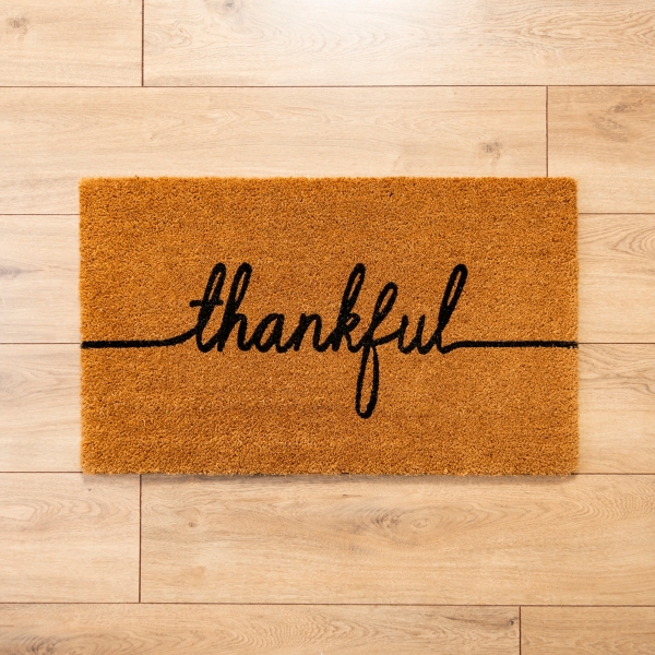 Thankful Natural Coir Doormat Kirklands Home