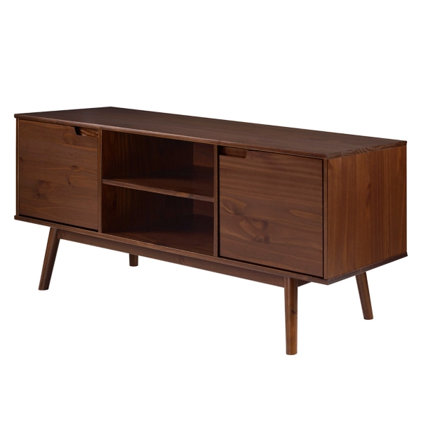 Walnut Solid Wood TV Console Kirklands Home