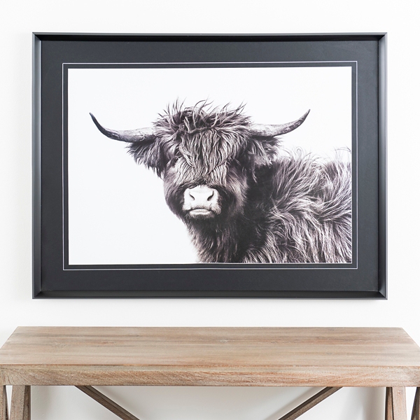 Scottish Highland Cow Framed Art Print Kirklands Home
