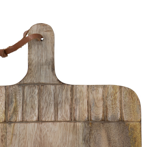 Grooves Hand Carved Mango Wood Cutting Board