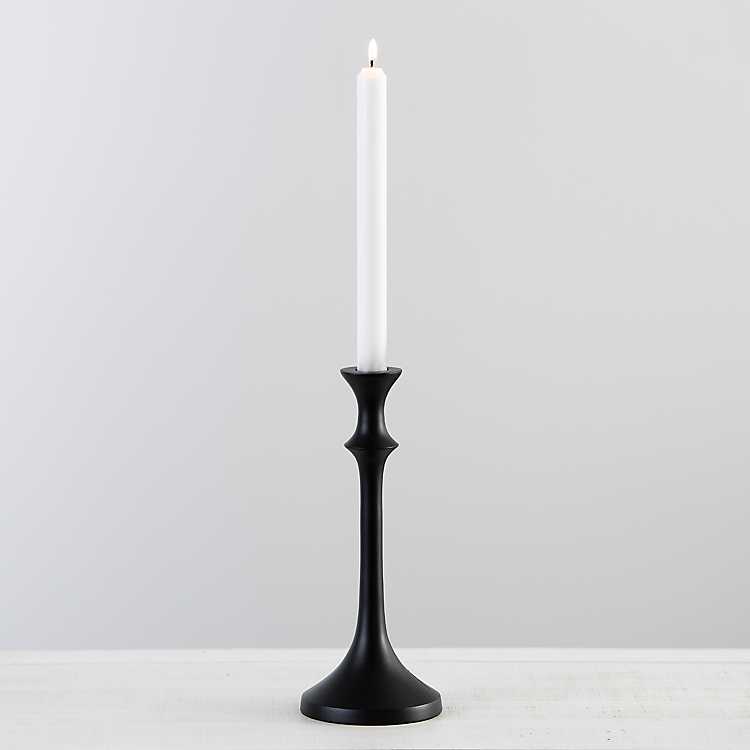 largest size Candle holder candle bowl black glossy candlestick