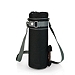 Black and Gray Insulated Wine Sack with Corkscrew