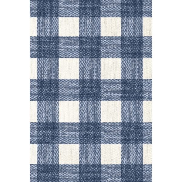 Becky Blue Vinyl Floor Mat, 24x36 in. Kirklands Home