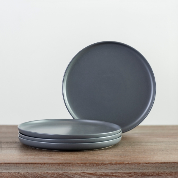 Matte Gray Simple Things Salad Plates, Set of 4 Kirklands Home
