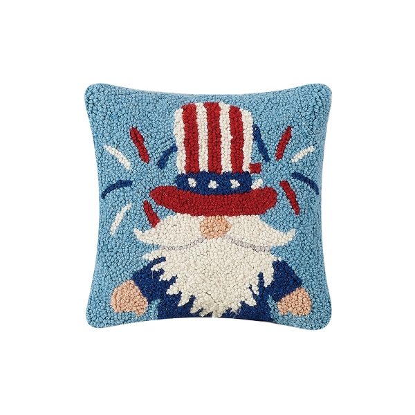 Patriotic Gnome Wool Pillow Kirklands Home