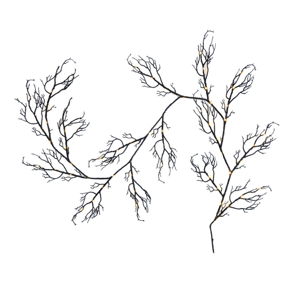 Halloween Pre-Lit Branch Garland, 72 in.