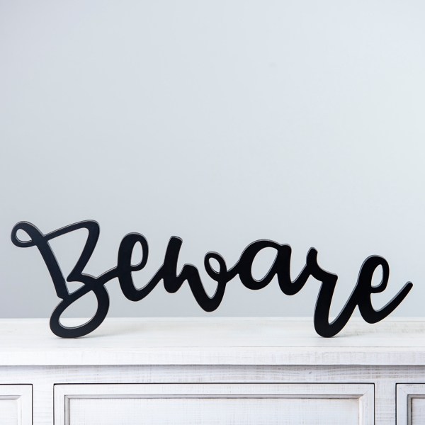 Beware Halloween Statue