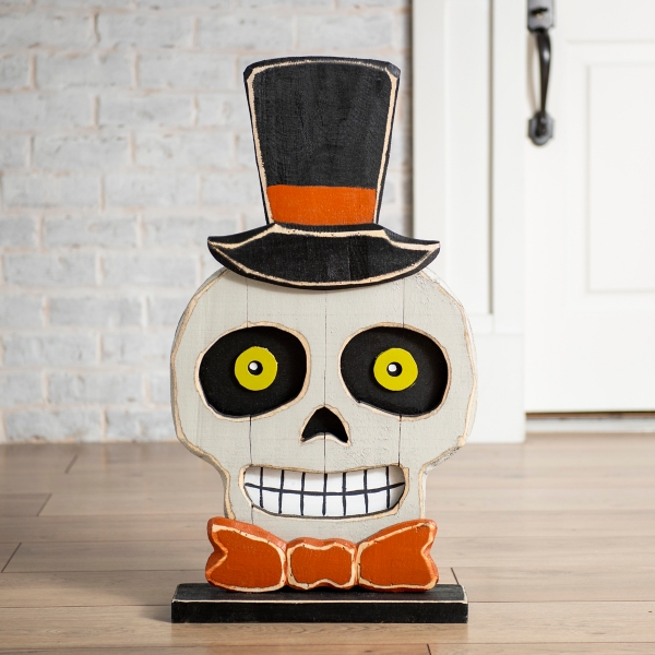 Gentleman Skeleton Halloween Statue