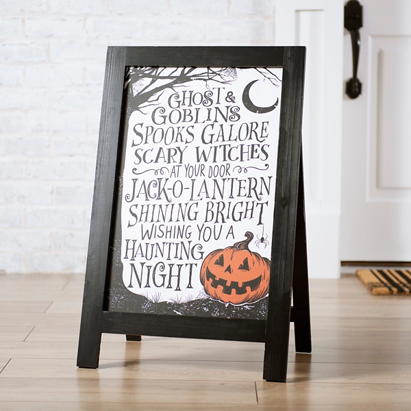 Ghosts and Goblins Halloween Easel