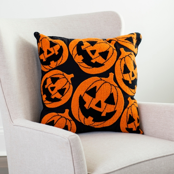 Jack-O-Lanterns Halloween Pillow