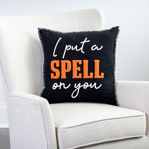 I Put A Spell On You Halloween Pillow