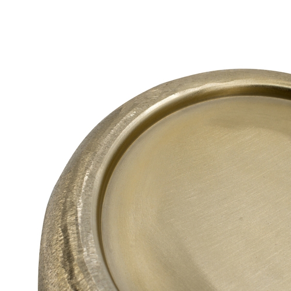 Gold Etched Metal Bowls, Set of 2