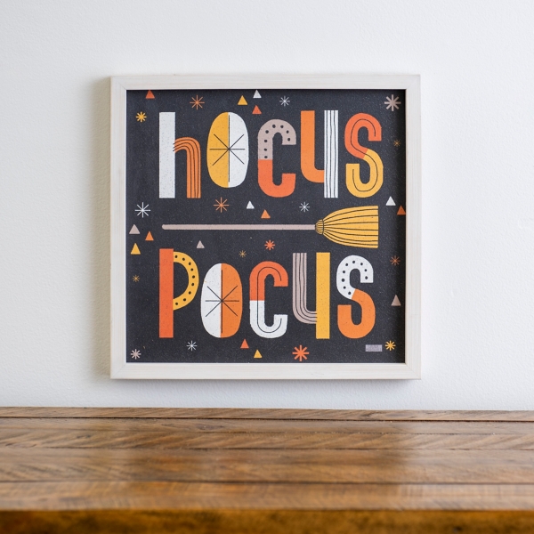 Hocus Pocus Halloween Plaque