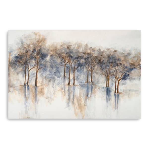 Misty Woods I Abstract Canvas Art Print