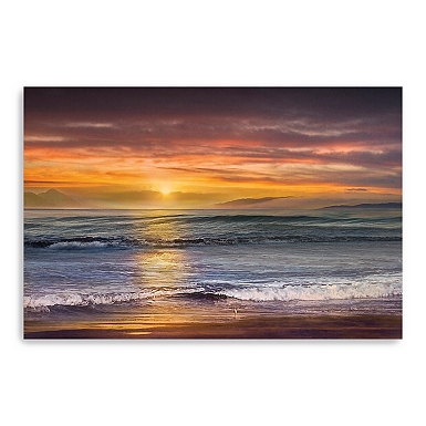 Casual III Giclee Canvas Art, One Size , Orange